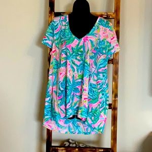 Lilly Pulitzer Etta V-Neck Top -Never Worn